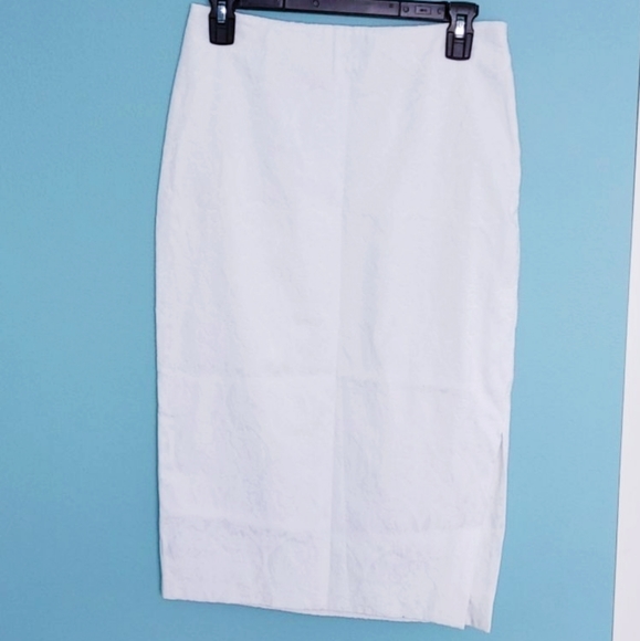 Worthington white lace midi skirt - Picture 1 of 6